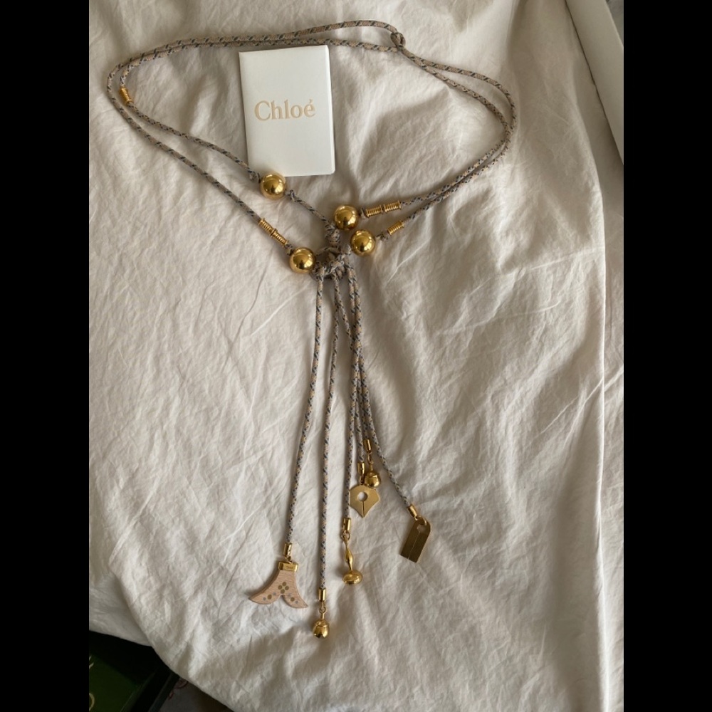 Chloe multicolour rope necklace